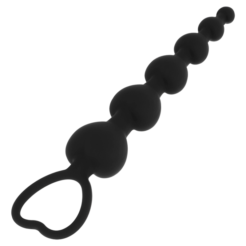 Black&Silver Mila Catena di Cuori Premium in Silicone 18cm - immagine 4