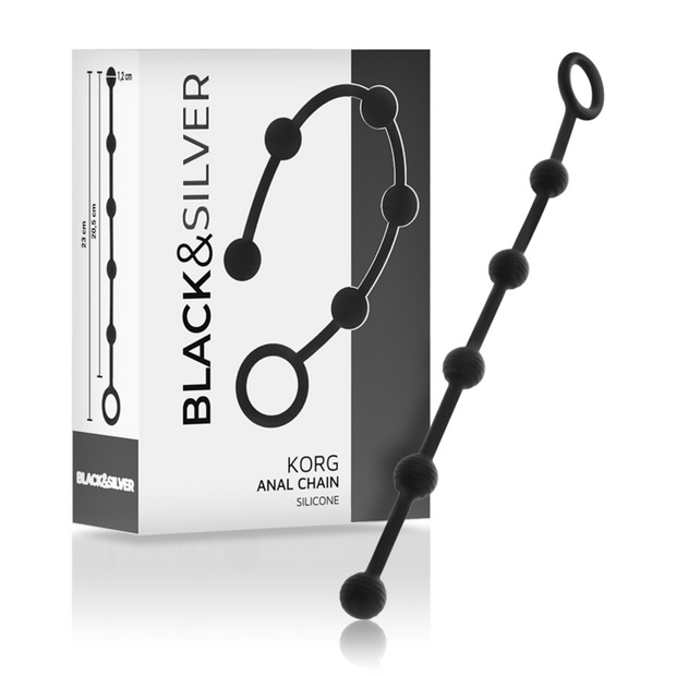 Black&Silver Korg Trainer Progressivo in Silicone 21cm Premium