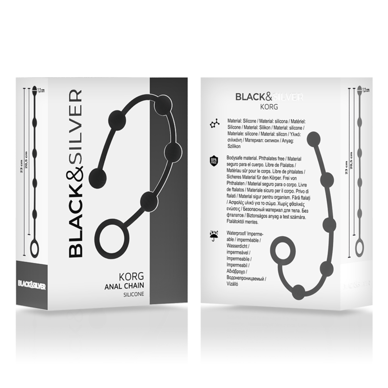 Black&Silver Korg Trainer Progressivo in Silicone 21cm Premium - immagine 4