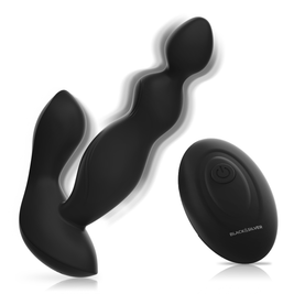 Black&Silver Plug Vibrante Cora con Telecomando in Silicone Premium - immagine 3