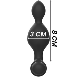 Black&Silver Tucker Plug con Telecomando in Silicone Premium - immagine 5