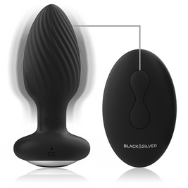 Black&Silver Rotatore Premium con Telecomando in Silicone - immagine 3