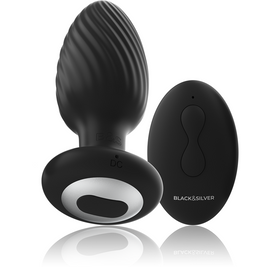 Black&Silver Rotatore Premium con Telecomando in Silicone - immagine 2