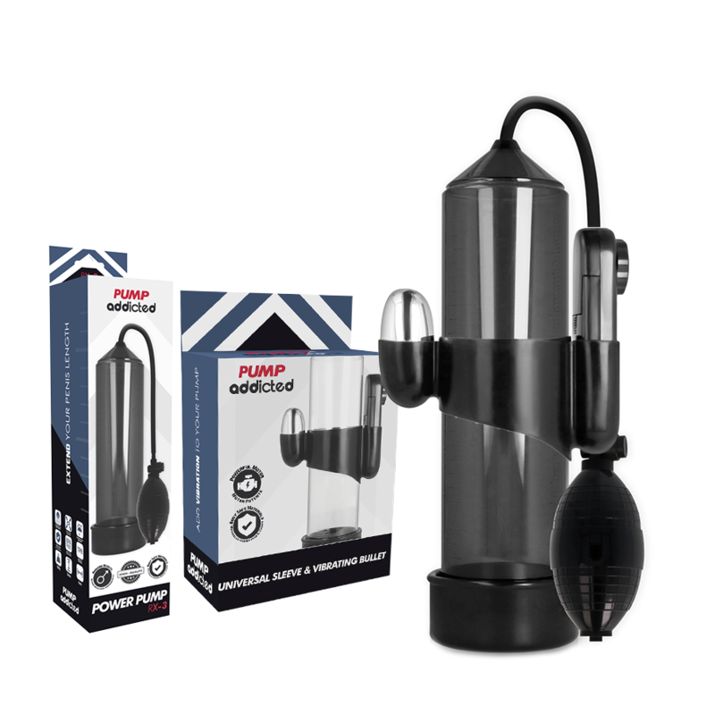 Pompa per Pene PUMP ADDICTED in Silicone Body-Safe
