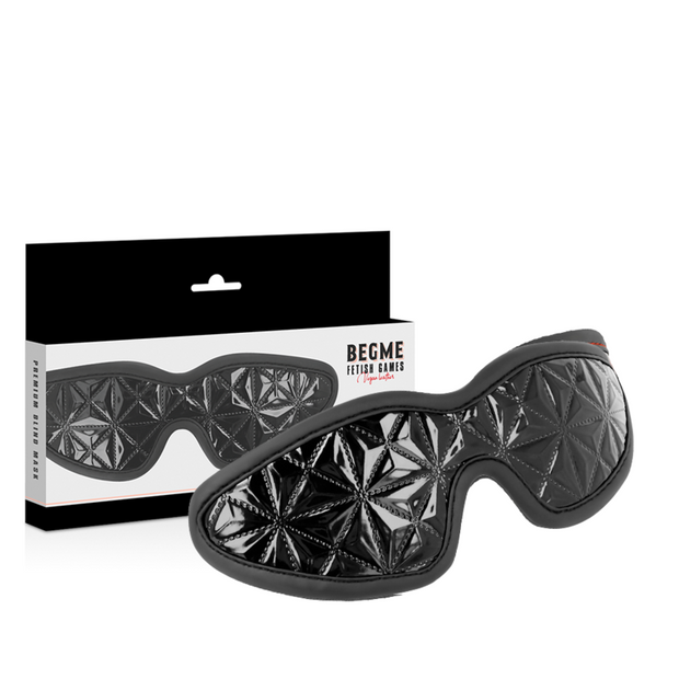 Begme - Maschera Cieca Premium Black Edition Con Fodera In Neoprene