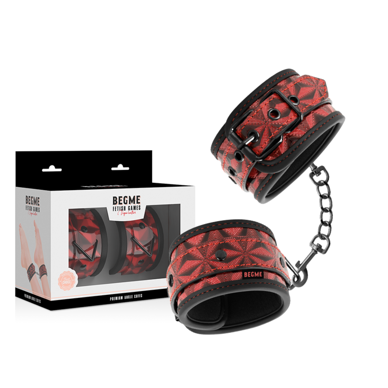 Begme - Red Edition Polsini Per Caviglia Premium Con Fodera In Neoprene