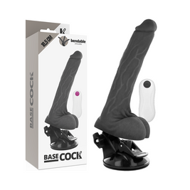 Basecock Vibratore Articolabile con Telecomando 18,5 cm Nero