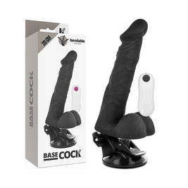 Basecock Vibratore Articolabile con Telecomando Nero 20cm