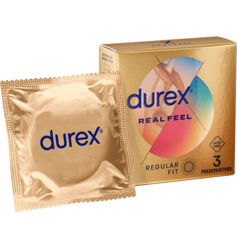 Durex Real Feel Preservativi Senza Lattice 3 Pezzi Premium