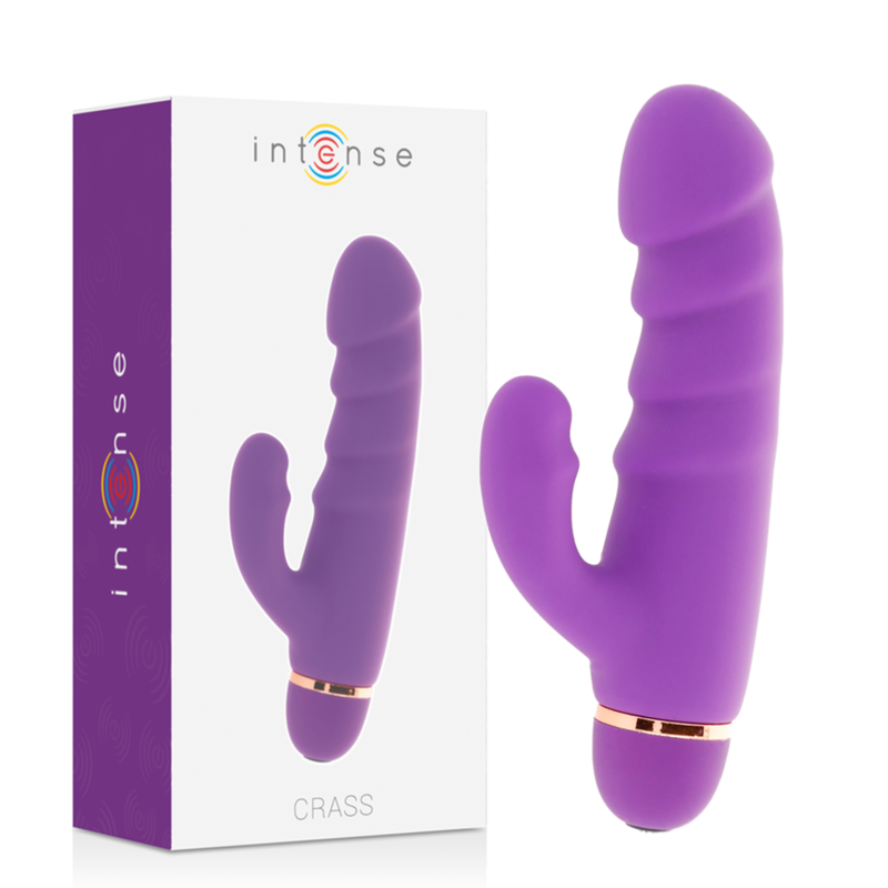 Intense Crass Vibratore Rabbit in Silicone 20 Velocità Lilla