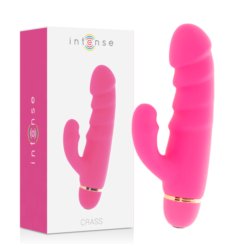 Intense Rosa Vibratore Rabbit in Silicone 20 Velocità