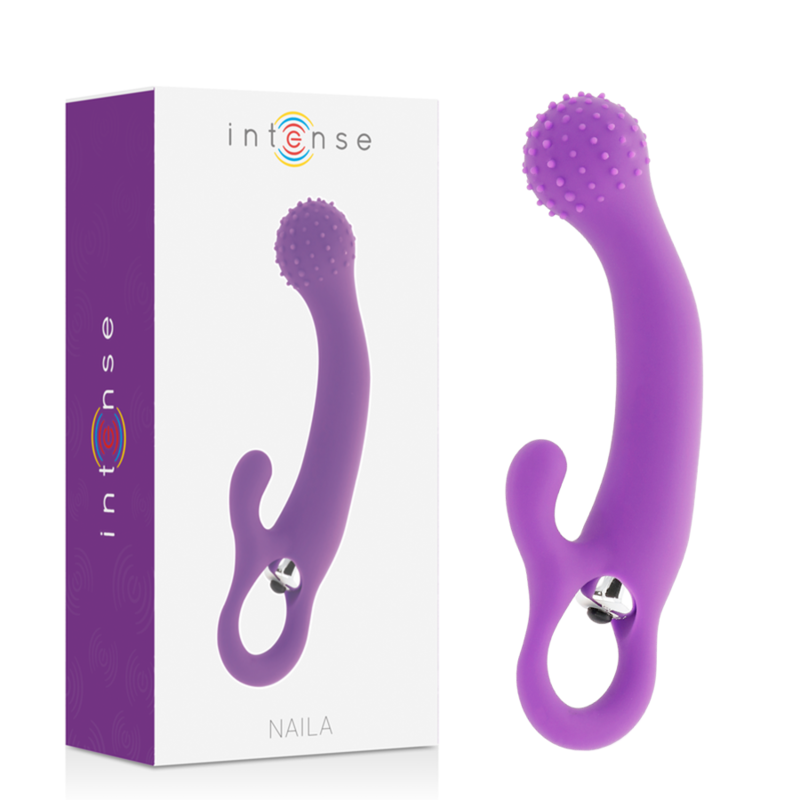 Intense Naila Vibratore Rabbit in Silicone Premium Lilla