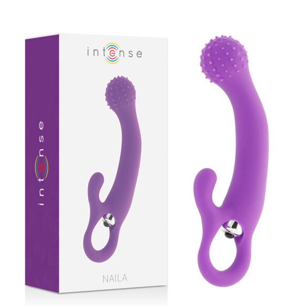 Intense Naila Vibratore Rabbit in Silicone Premium Lilla