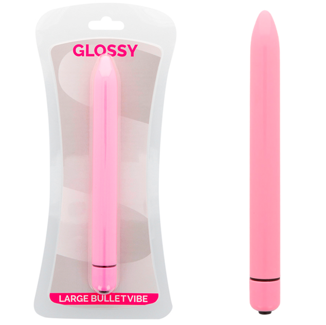 Glossy Slim Vibratore Mini in Rosa - Body-Safe Premium