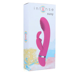 Intense - Vibratore Oscillante Susy Silicone Rosa Coniglio