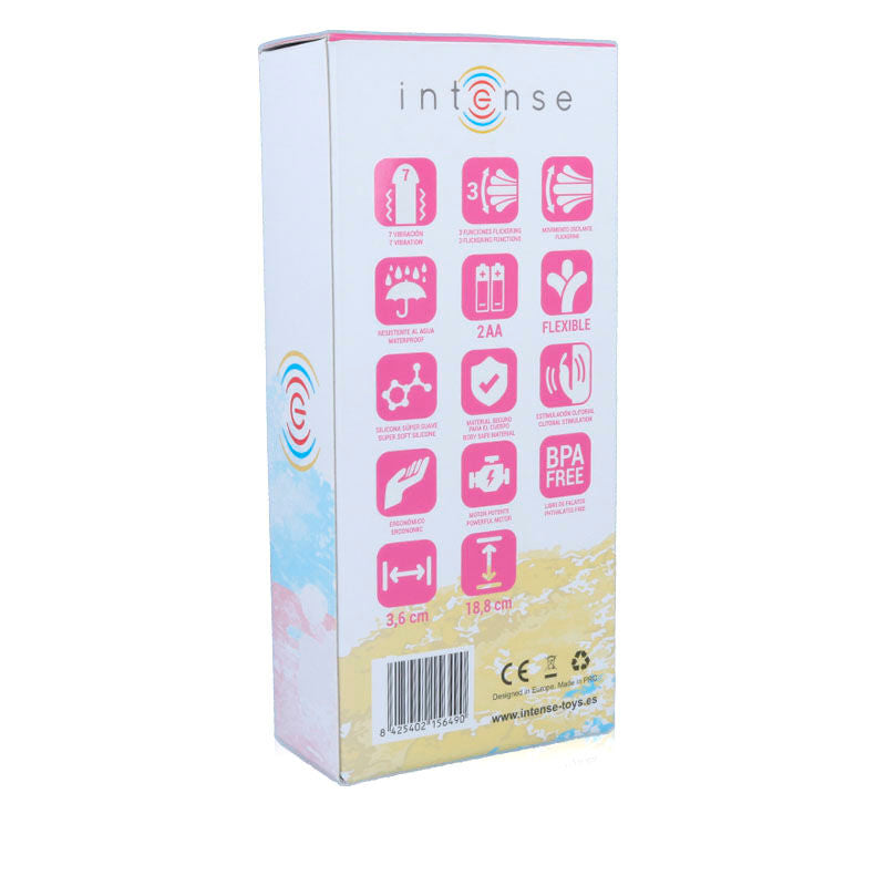 Intense - Vibratore Oscillante Susy Silicone Rosa Coniglio