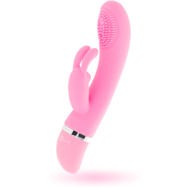 Intense Susy Vibratore Oscillante Rabbit in Silicone Rosa - immagine 2