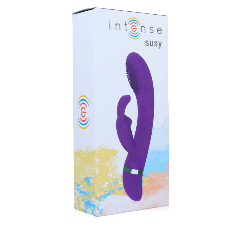 Intense - Vibratore Oscillante Susy In Silicone Coniglio Lilla