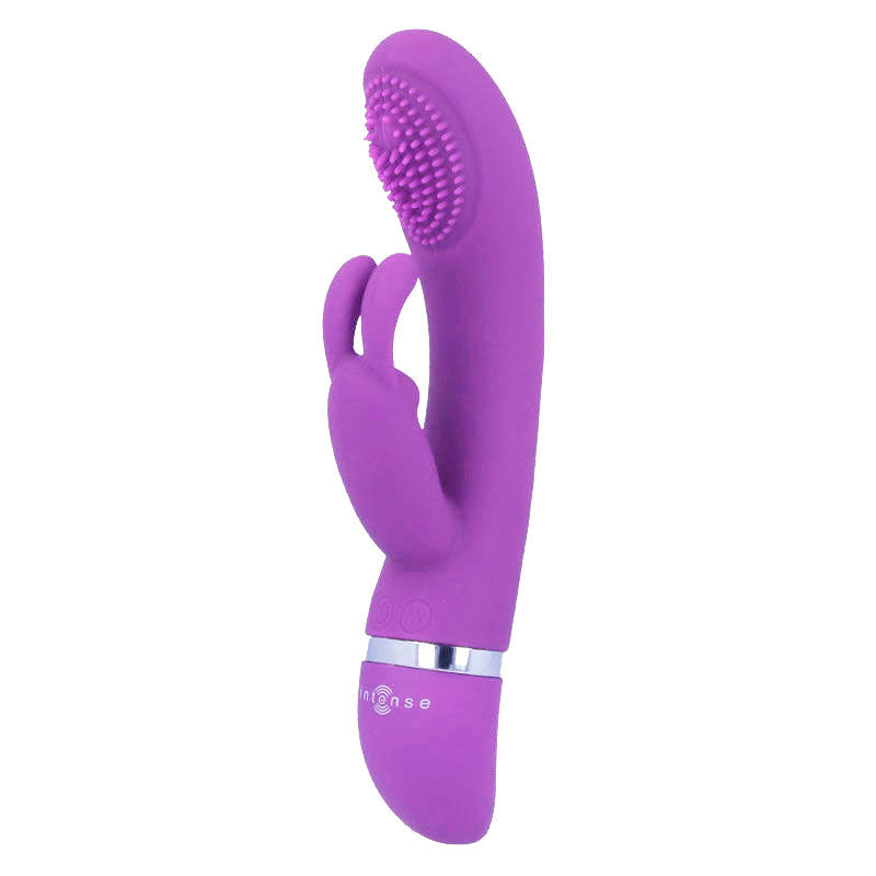Intense - Vibratore Oscillante Susy In Silicone Coniglio Lilla