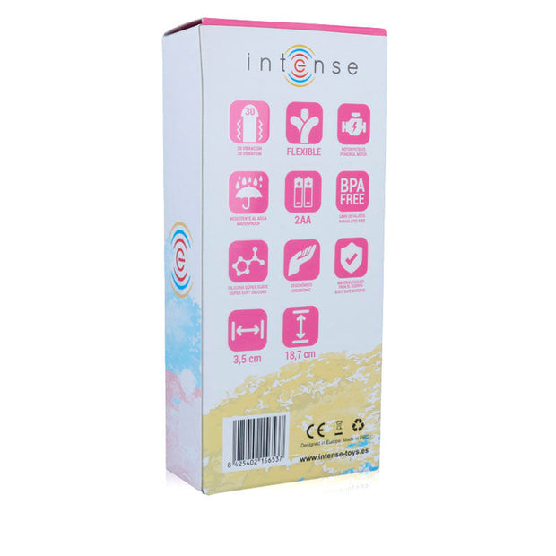 Intense - Leo Vibratore Rosa Silicone Luxe