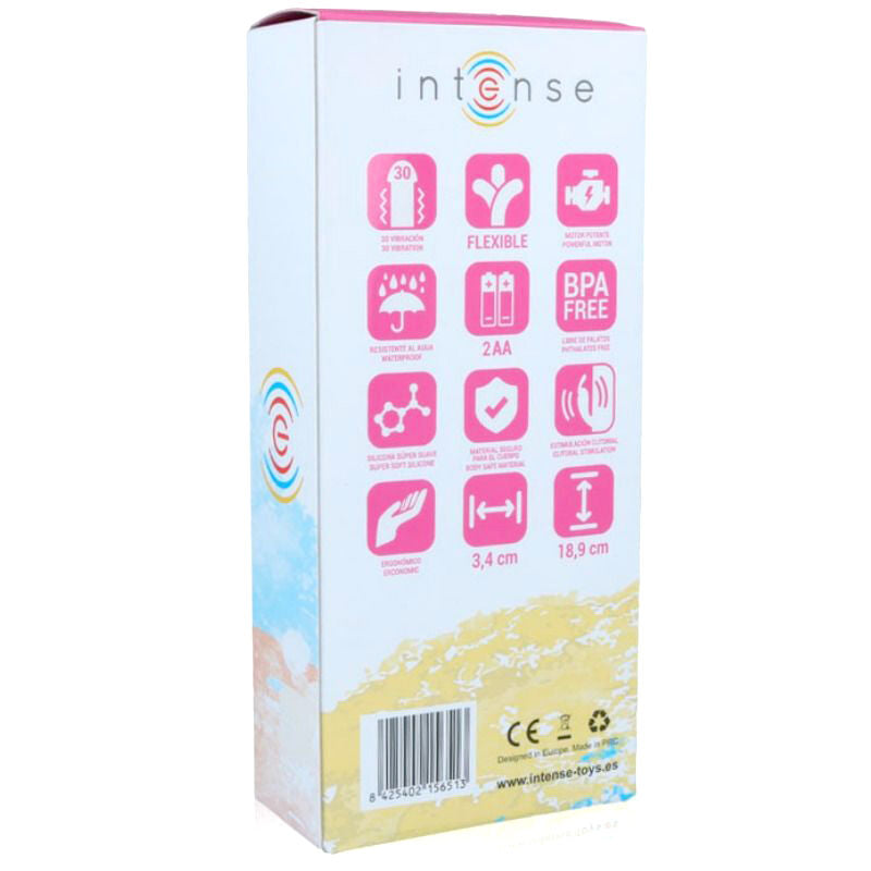 Intenso - Vibratore Hilari In Silicone Rosa Luxe