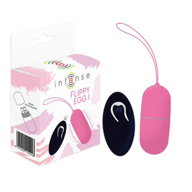 Control Intense Flippy Ovulo Vibrante con Telecomando Rosa Premium