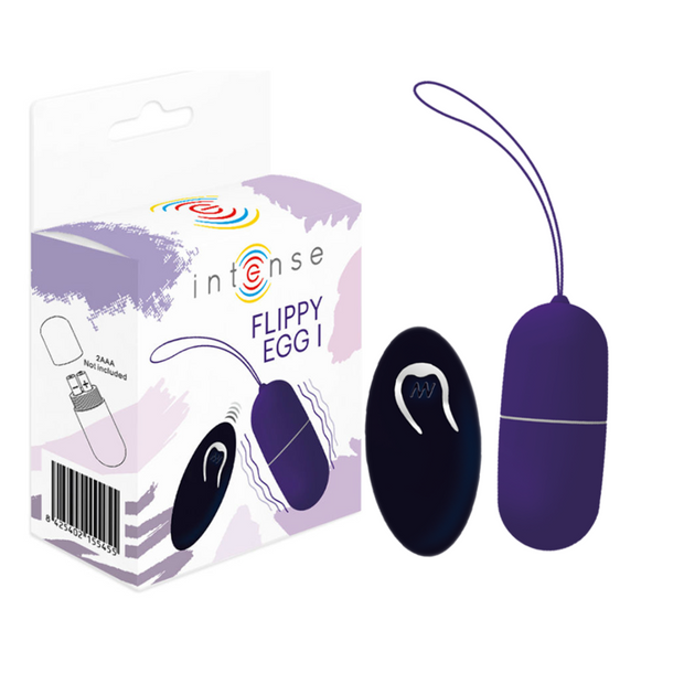 Control Intense Flippy Vibratore Uovo con Telecomando Viola