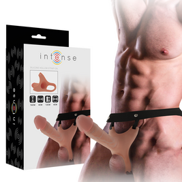 Intense - Imbracatura Cava Con Dildo In Silicone 16 X 3,5 Cm