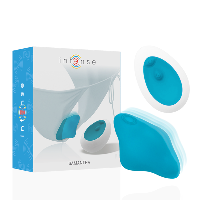 Control Intense Samantha Vibratore con Telecomando in Silicone Blu