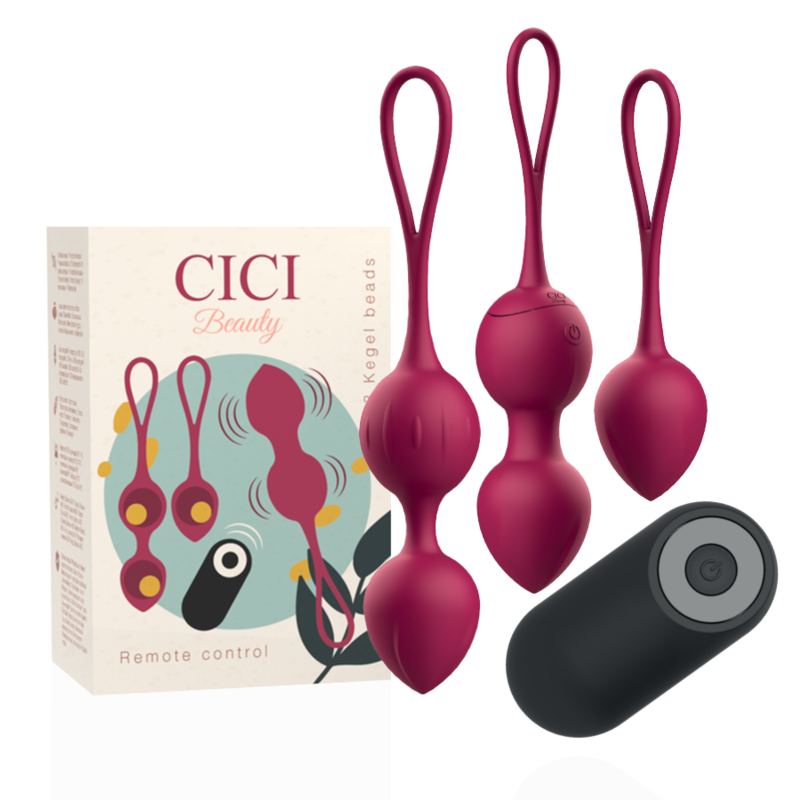 Cici Beauty Premium Sfere Kegel Vibranti con Telecomando