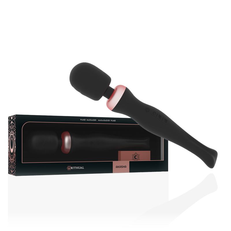 Rithual Akasha 2.0 Bacchetta Vibrante Ricaricabile Premium Nera - immagine 2