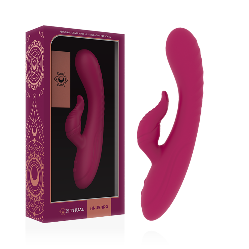 Rithual Anusara Vibratore Doppio Motore Ricaricabile Orchidea - immagine 2