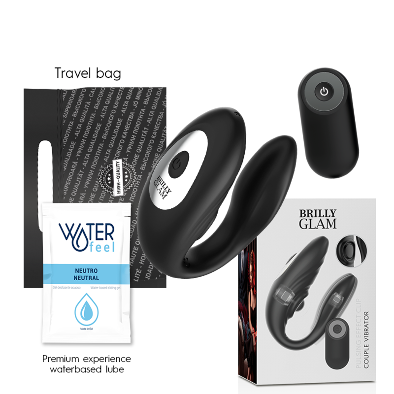 Brilly Glam - Telecomando Pulsante E Vibrante Per Coppie