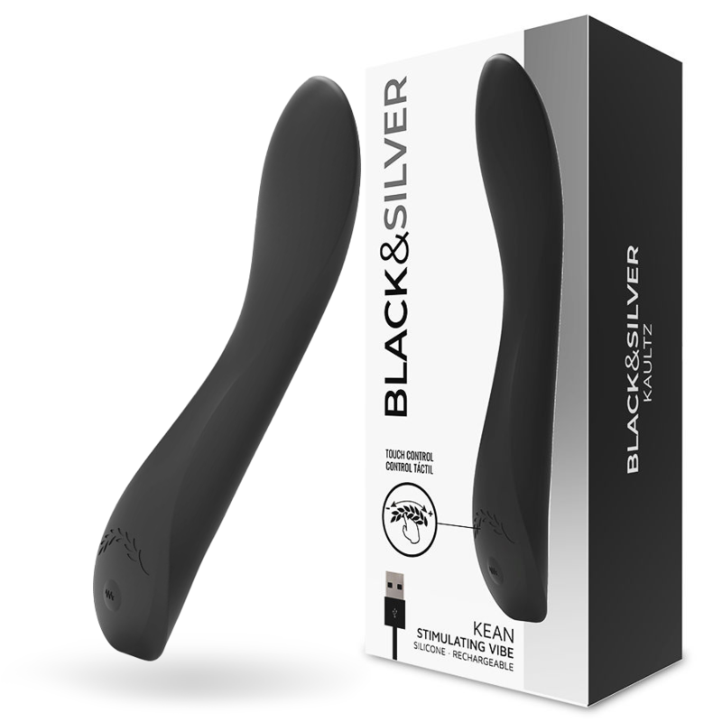 Black&Silver Kean Vibratore Touch Control Punto G Premium