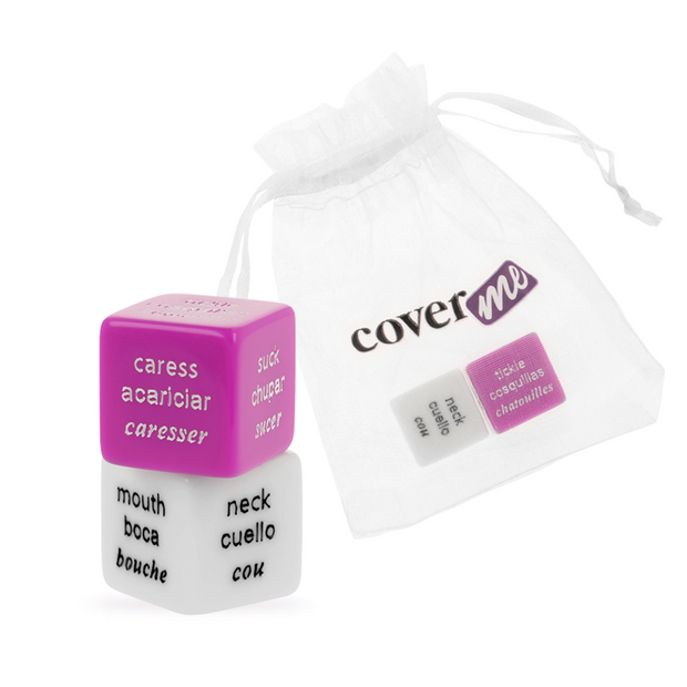 Coverme Gioco di Dadi Erotici per Coppia Multilingue Premium