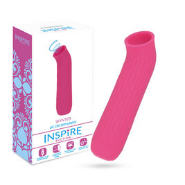 Inspire Suction Stimolatore Air-Pulse in Silicone Rosa Invernale