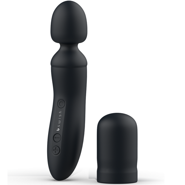 B Swish Bthrilled Premium Wand Vibratore Nero Ricaricabile