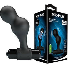 Mr Play - Vibratore Anale In Silicone Nero