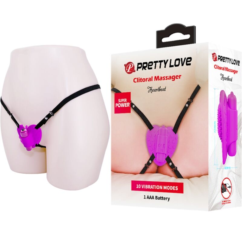 Fun Toys Heartbeat Stimolatore Clitorideo 10 Vibrazioni Viola - immagine 2