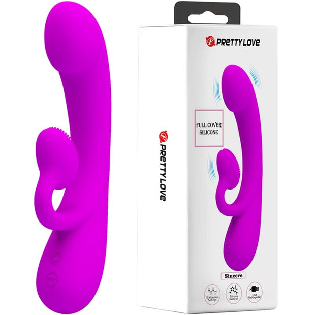 Intense Sincero Stimolatore Clitorideo Air-Pulse in Silicone Viola