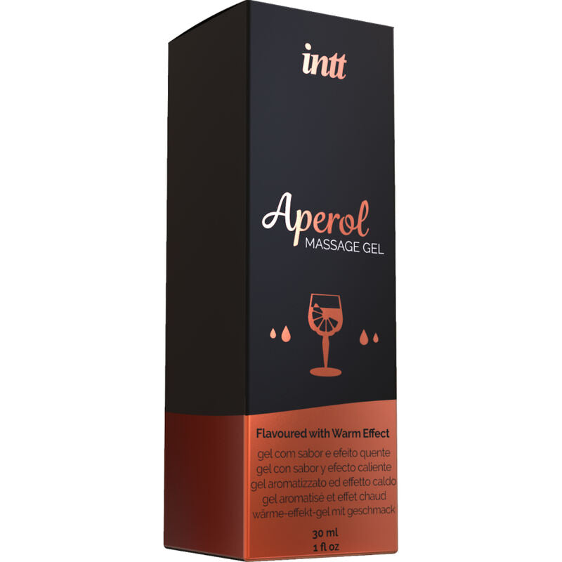 Intt Gel da Massaggio Aperol Effetto Calore Intenso 30ml - immagine 3