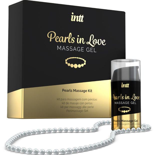 Kit Massaggio Benessere Intimo INTT con Perle e Gel Premium