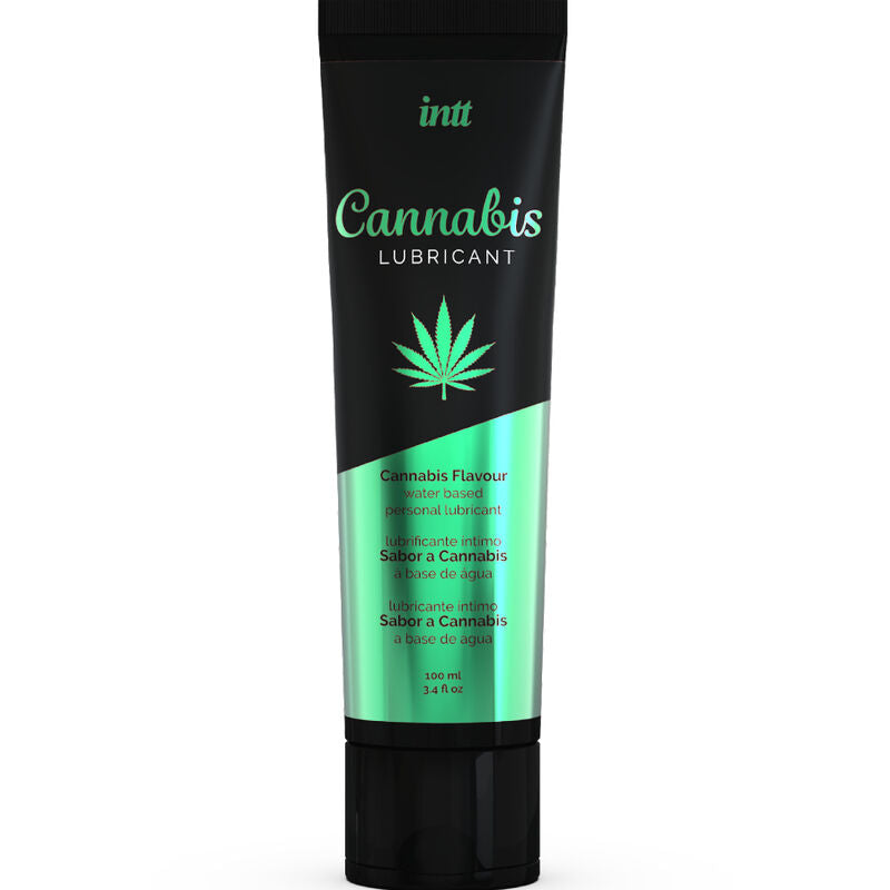 Intt Lubricants Lubrificante Intimo Acquoso Aroma Cannabis 80ml