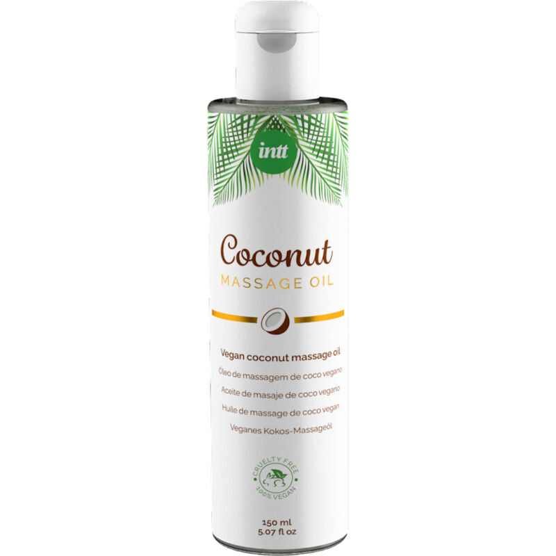 Intt Vegan Line Olio da Massaggio al Cocco Rilassante Bio