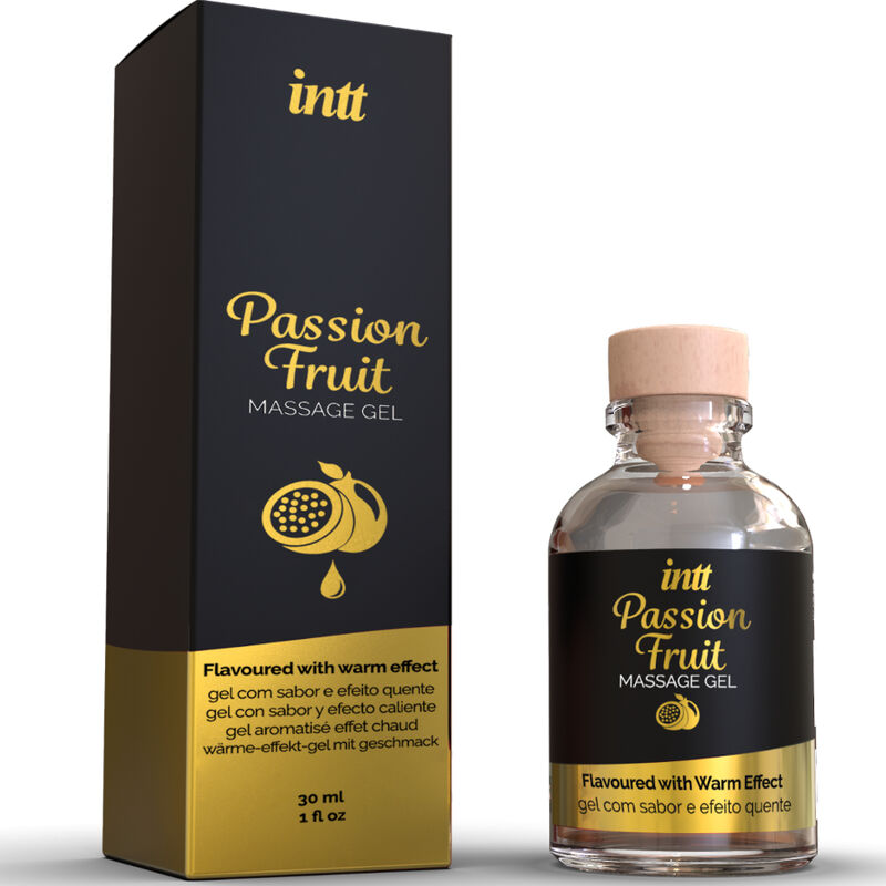 Intt Gel da Massaggio Effetto Calore Frutto della Passione - immagine 2