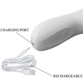 Pretty Love - Vibratore Reese Con Rotazione Argento