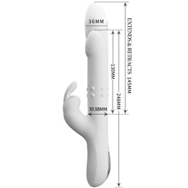 Pretty Love - Vibratore Reese Con Rotazione Argento