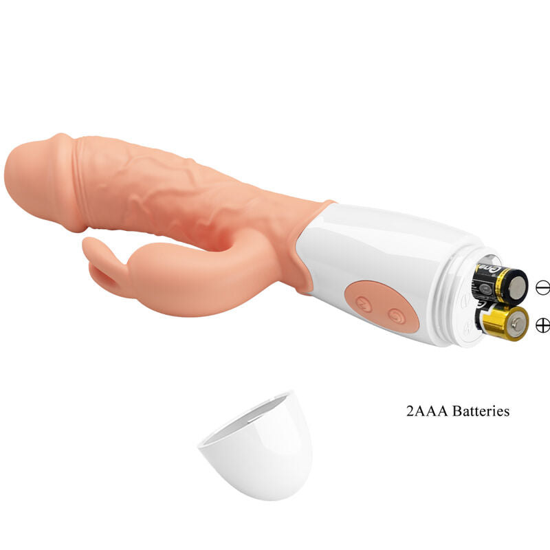 Intense Vibratore Rabbit in Silicone con Doppia Stimolazione - immagine 6