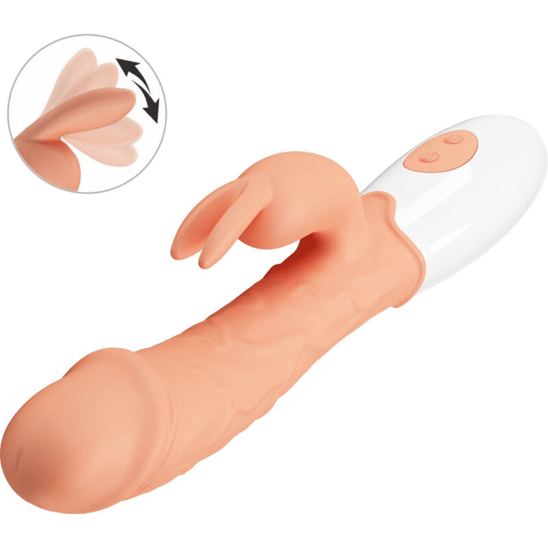 Intense Vibratore Rabbit in Silicone con Doppia Stimolazione - immagine 5