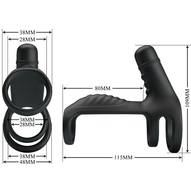 Pretty Love - Manica Extension Elastica In Silicone Morbido